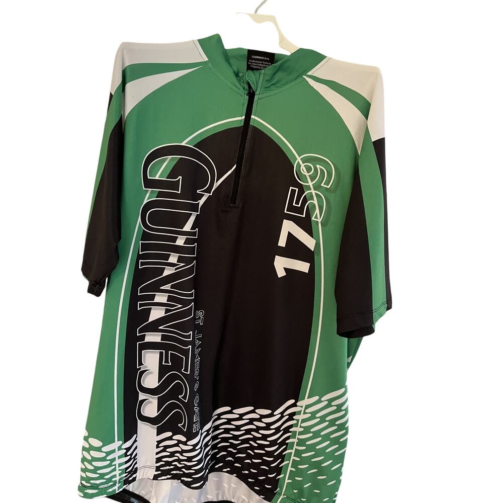 Arth Guiness Mens XL Official Rugby Shirt St James Gate 1759 Ireland Sporty